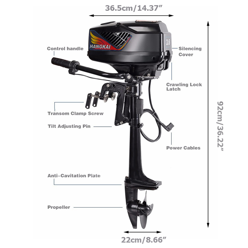 Dıştan Takma Elektrik Motoru 4 - Fishing Boat Outboard Motor incelemesi ve fiyatı